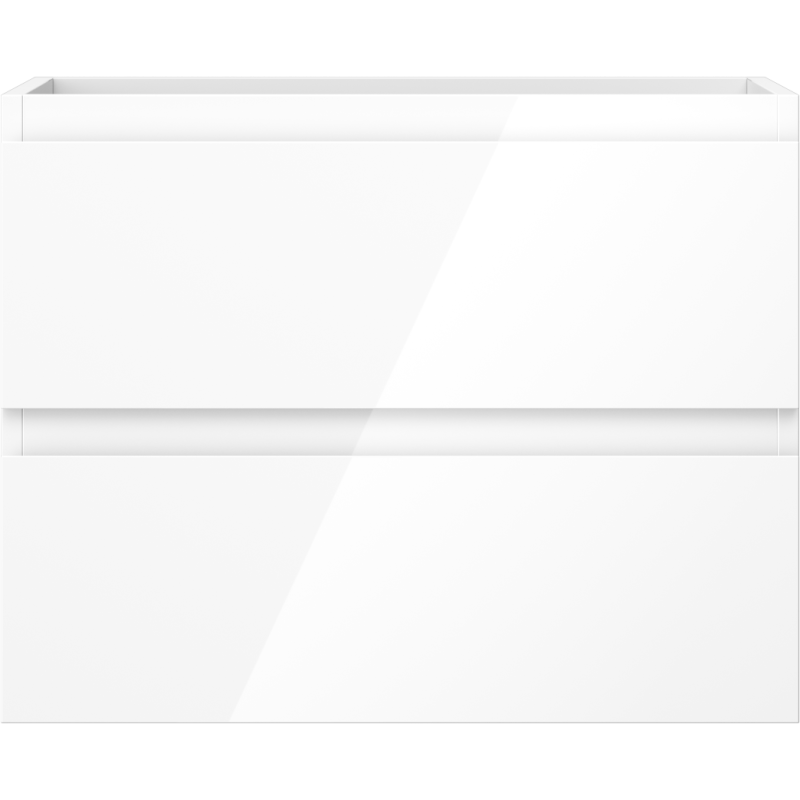 Mexen Orio dulap de baie sub lavoar 60 cm, 2 sertare, alb lucios - 91A10-06047-2-BFF00