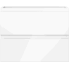 Dulap baie Mexen Orio sub lavoar 60 cm, 2 sertare, alb lucios - 91A10-06047-2-BFF00