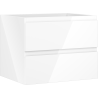 Dulap baie Mexen Orio sub lavoar 60 cm, 2 sertare, alb lucios - 91A10-06047-2-BFF00