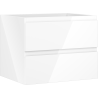 Mexen Orio dulap de baie sub lavoar 60 cm, 2 sertare, alb lucios - 91A10-06047-2-BFF00