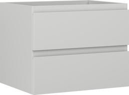 Mexen Orio dulap baie sub chiuvetă 60 cm, 2 sertare, gri mat - 91A10-06047-2-BFF62