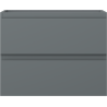 Mexen Orio dulap de baie sub chiuvetă 60 cm, 2 sertare, grafit mat - 91A10-06047-2-BFF66