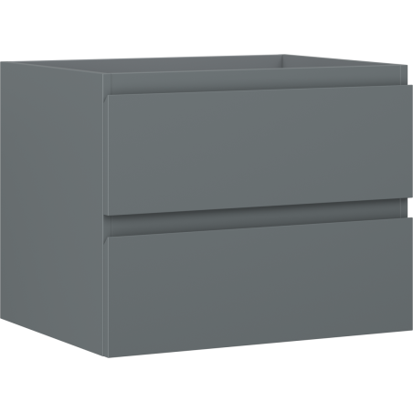 Mexen Orio fürdőszobai szekrény mosdó alá 60 cm, 2 fiók, grafit matt - 91A10-06047-2-BFF66