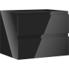 Mexen Orio dulap baie pentru lavoar 60 cm, 2 sertare, negru lucios - 91A10-06047-2-BFF70