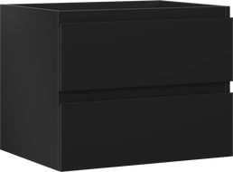 Mexen Orio fürdőszobai szekrény mosdó alá 60 cm, 2 fiók, fekete matt - 91A10-06047-2-BFF71