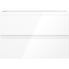 Mexen Orio dulap baie sub lavoar 70 cm, 2 sertare, alb lucios - 91A10-07047-2-BFF00