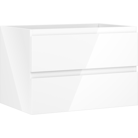 Mexen Orio dulap baie sub chiuvetă 70 cm, 2 sertare, alb lucios - 91A10-07047-2-BFF00