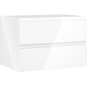 Mexen Orio dulap baie sub chiuvetă 70 cm, 2 sertare, alb lucios - 91A10-07047-2-BFF00