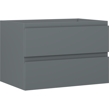 Mexen Orio fürdőszobai szekrény mosdó alatti, 70 cm, 2 fiókos, matt grafit - 91A10-07047-2-BFF66