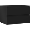 Mexen Orio dulap de baie sub lavoar, 70 cm, 2 sertare, negru mat - 91A10-07047-2-BFF71