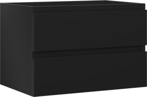 Mexen Orio dulap baie sub chiuvetă 70 cm, 2 sertare, negru mat - 91A10-07047-2-BFF71