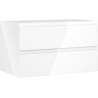 Mexen Orio dulap baie sub chiuvetă 80 cm, 2 sertare, alb lucios - 91A10-08047-2-BFF00