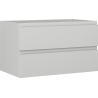 Mexen Orio dulap baie sub chiuvetă 80 cm, 2 sertare, gri mat - 91A10-08047-2-BFF62