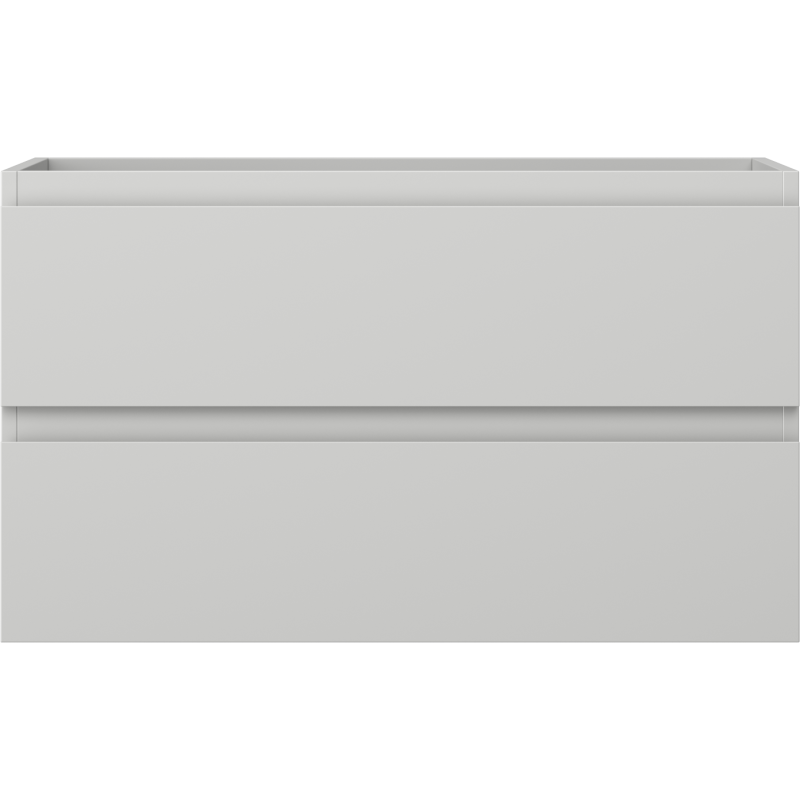 Mexen Orio fürdőszobai mosdószekrény 80 cm, 2 fiókos, szürke matt - 91A10-08047-2-BFF62