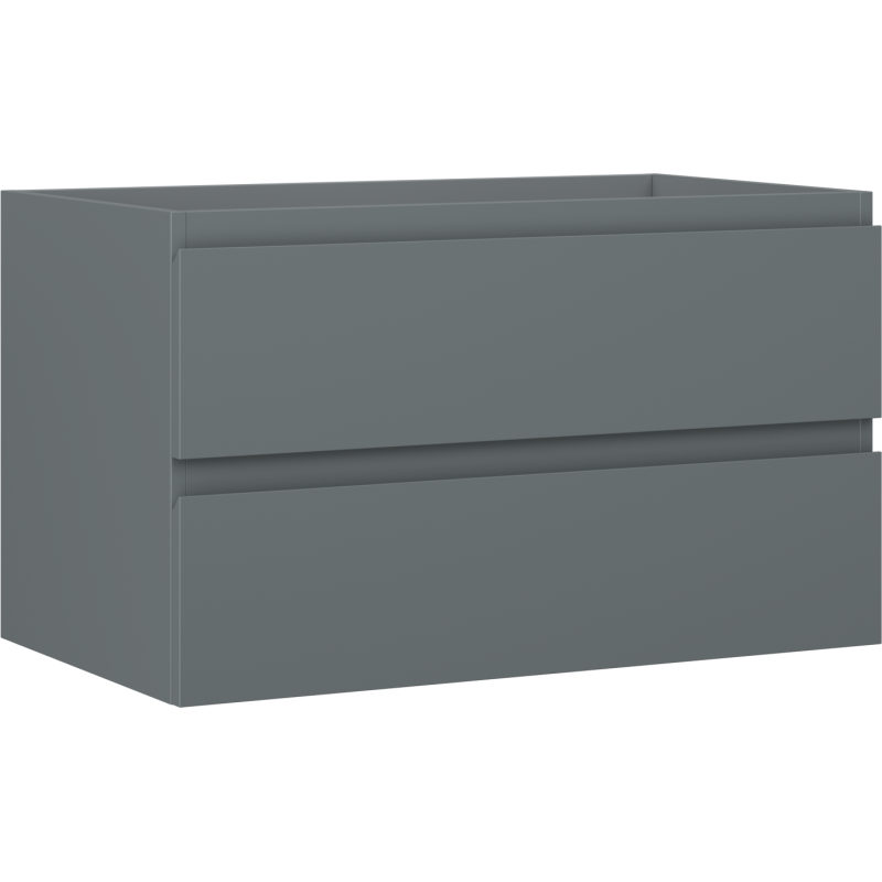 Mexen Orio dulap baie sub chiuvetă 80 cm, 2 sertare, grafit mat - 91A10-08047-2-BFF66