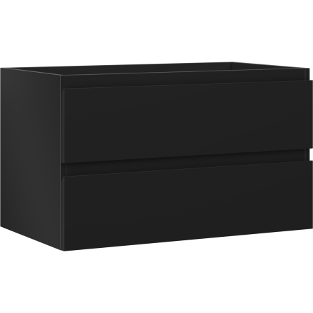 Mexen Orio dulap de baie pentru lavoar 80 cm, 2 sertare, negru mat - 91A10-08047-2-BFF71
