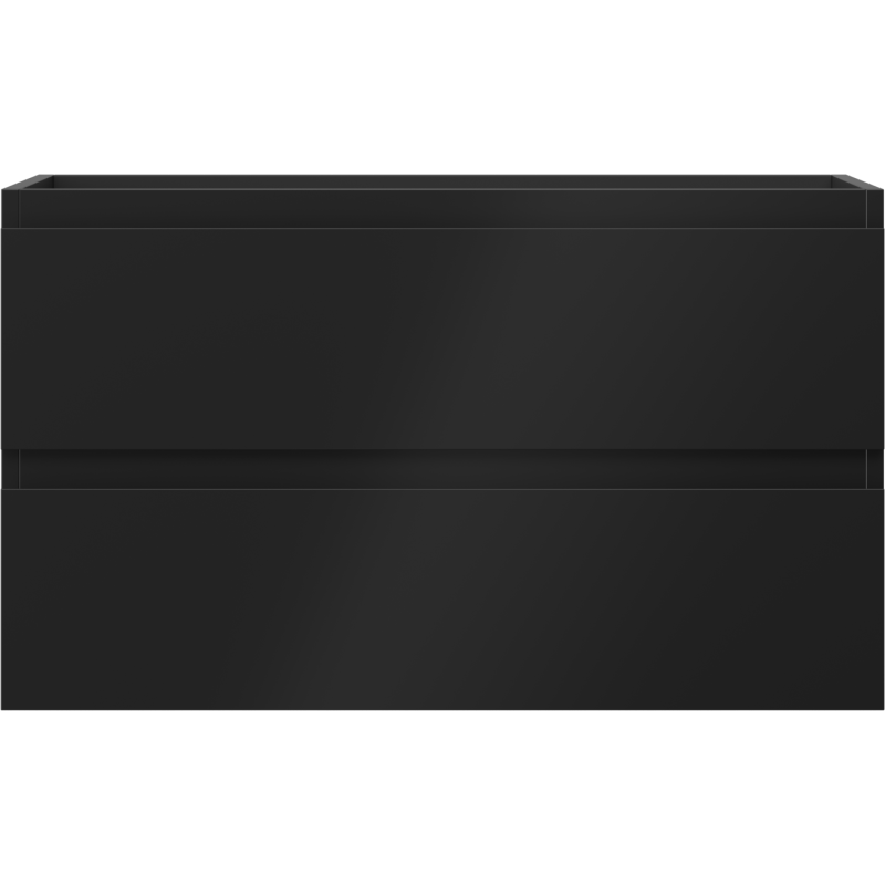 Mexen Orio dulap de baie pentru lavoar 80 cm, 2 sertare, negru mat - 91A10-08047-2-BFF71