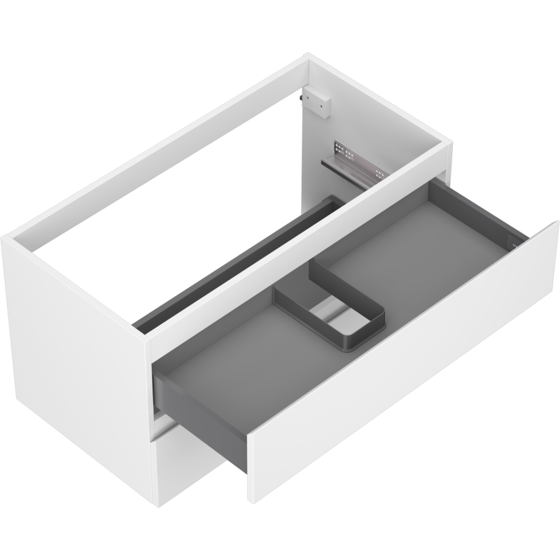 Mexen Orio dulap lavoar baie 90 cm, 2 sertare, alb mat - 91A10-09047-2-BFF01