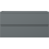 Mexen Orio dulap baie pentru chiuvetă 90 cm, 2 sertare, grafit mat - 91A10-09047-2-BFF66