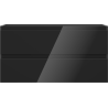 Mexen Orio dulap baie sub chiuvetă 90 cm, 2 sertare, negru lucios - 91A10-09047-2-BFF70
