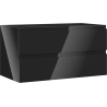 Mexen Orio dulap de baie sub chiuvetă 90 cm, 2 sertare, negru lucios - 91A10-09047-2-BFF70