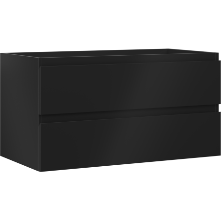 Mexen Orio fürdőszobai szekrény mosdó alá 90 cm, 2 fiók, fekete matt - 91A10-09047-2-BFF71