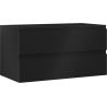 Mexen Orio fürdőszobai szekrény mosdó alá 90 cm, 2 fiók, fekete matt - 91A10-09047-2-BFF71