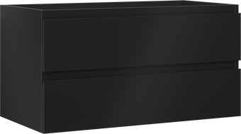 Mexen Orio dulap baie sub chiuvetă 90 cm, 2 sertare, negru mat - 91A10-09047-2-BFF71