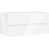 Mexen Orio dulap baie pentru chiuvetă 100 cm, 2 sertare, alb lucios - 91A10-10047-2-BFF00
