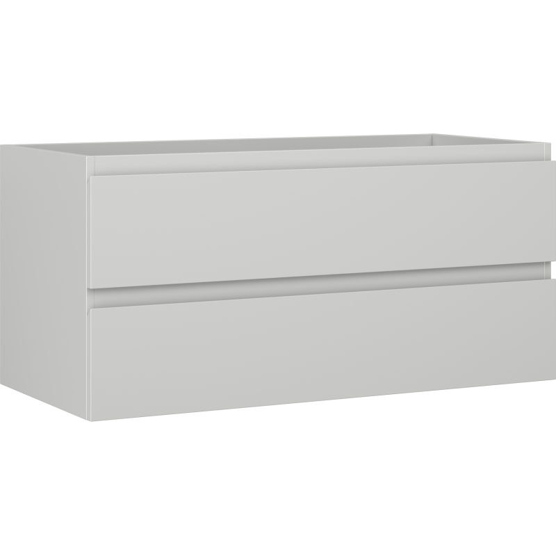 Mexen Orio dulap baie sub lavoar 100 cm, 2 sertare, gri mat - 91A10-10047-2-BFF62