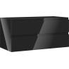 Mexen Orio dulap baie sub chiuvetă 100 cm, 2 sertare, negru lucios - 91A10-10047-2-BFF70