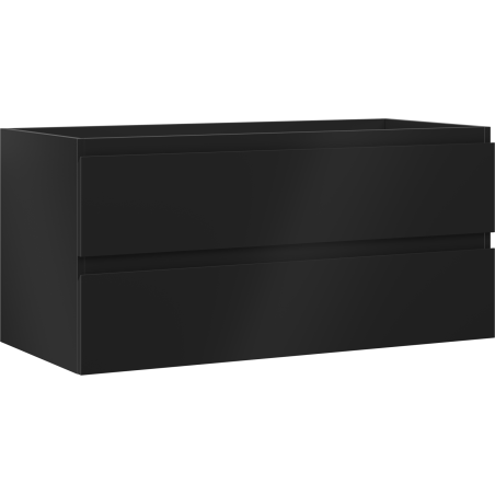 Mexen Orio dulap baie suspendat sub lavoar 100 cm, 2 sertare, negru mat - 91A10-10047-2-BFF71