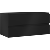 Mexen Orio dulap baie suspendat sub lavoar 100 cm, 2 sertare, negru mat - 91A10-10047-2-BFF71