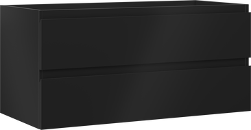 Mexen Orio dulap suspendat pentru baie 100 cm, 2 sertare, negru mat - 91A10-10047-2-BFF71