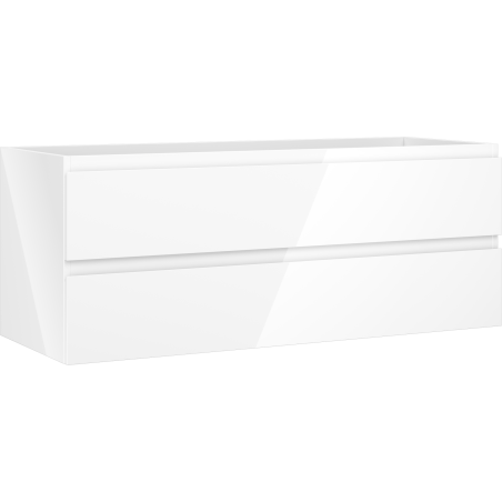 Dulap pentru baie Mexen Orio sub chiuvetă 120 cm, 2 sertare, alb lucios - 91A10-12047-2-BFF00