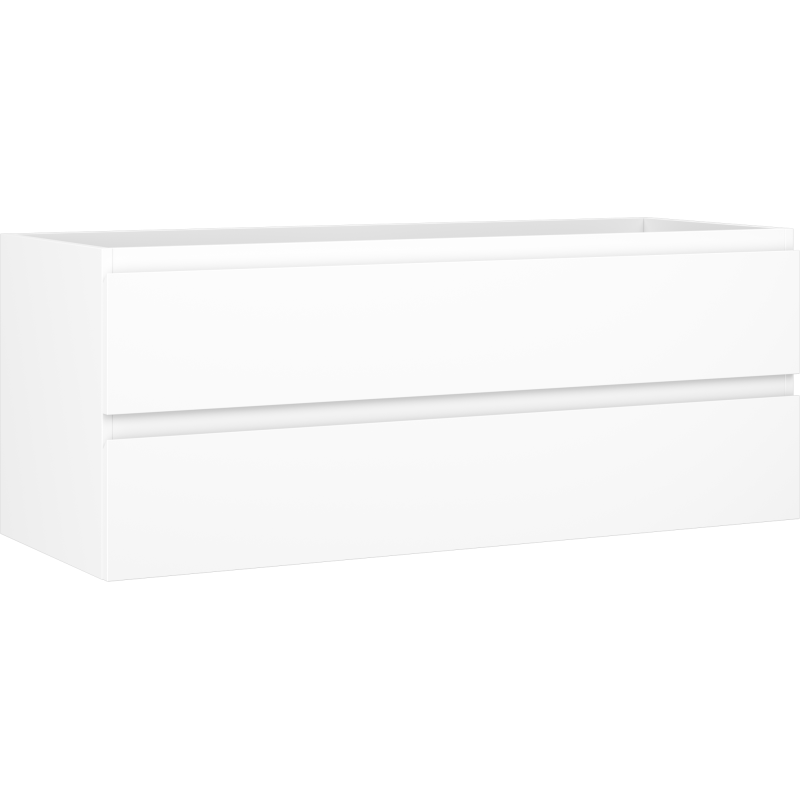 Mexen Orio dulap baie sub lavoar 120 cm, 2 sertare, alb mat - 91A10-12047-2-BFF01