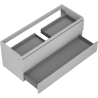 Mexen Orio dulap baie sub lavoar 120 cm, 2 sertare, gri mat - 91A10-12047-2-BFF62