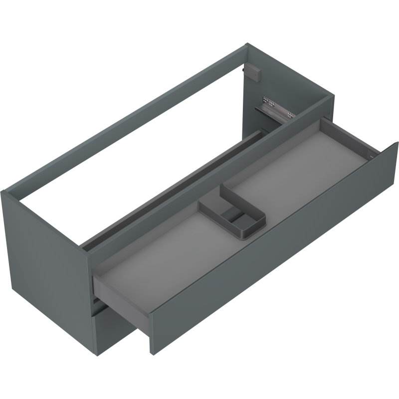 Mexen Orio dulap baie sub chiuvetă 120 cm, 2 sertare, grafit mat - 91A10-12047-2-BFF66