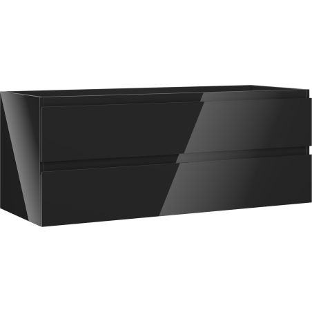 Mexen Orio dulap baie sub lavoar 120 cm, 2 sertare, negru lucios - 91A10-12047-2-BFF70