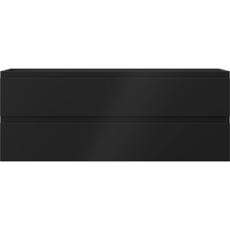 Mexen Orio fürdőszobaszekrény mosdó alá 120 cm, 2 fiók, fekete matt - 91A10-12047-2-BFF71