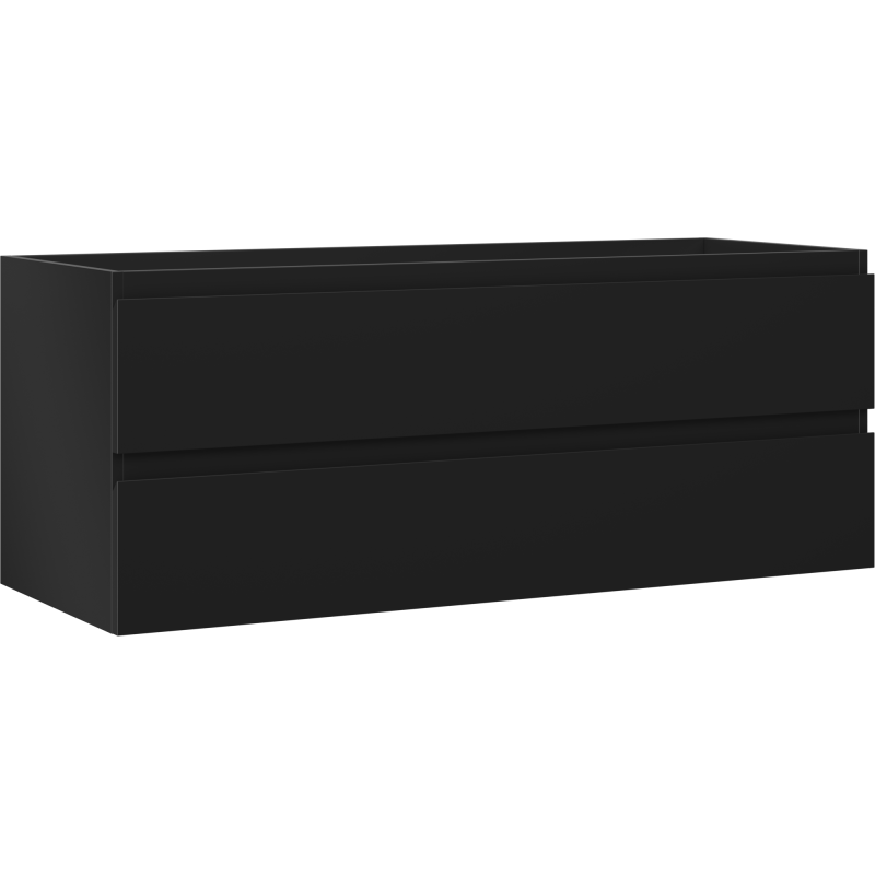 Mexen Orio dulap baie pentru lavoar 120 cm, 2 sertare, negru mat - 91A10-12047-2-BFF71