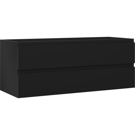 Mexen Orio dulap baie pentru lavoar 120 cm, 2 sertare, negru mat - 91A10-12047-2-BFF71