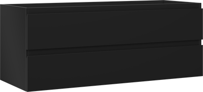 Mexen Orio dulap baie pentru lavoar 120 cm, 2 sertare, negru mat - 91A10-12047-2-BFF71