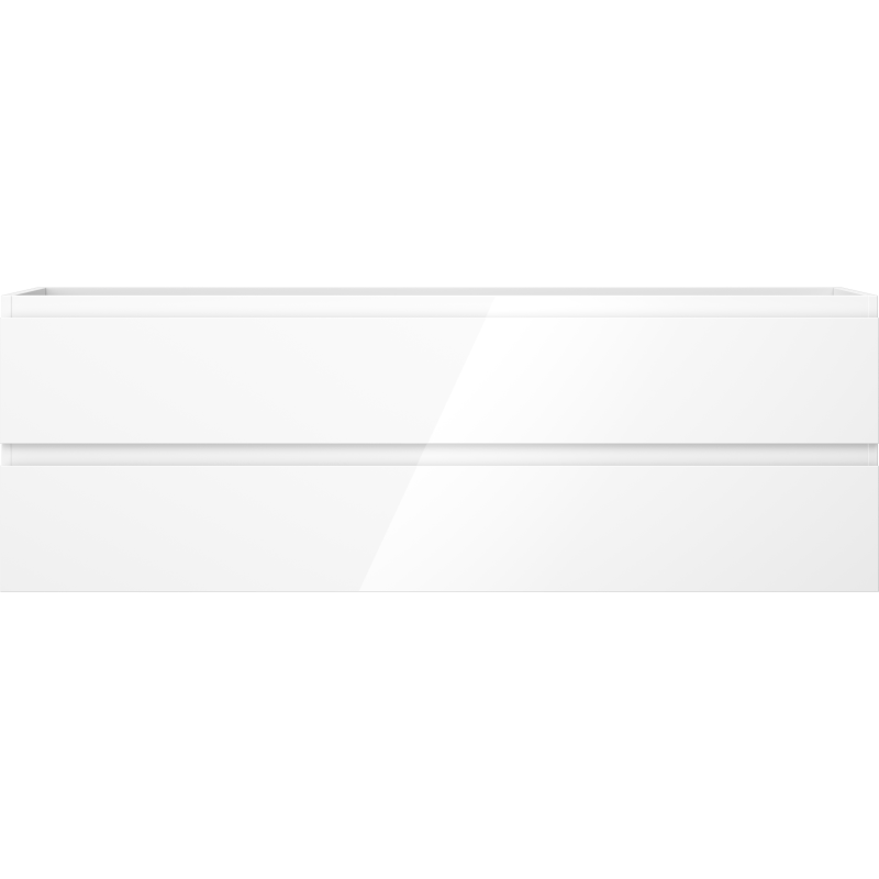 Mexen Orio dulap baie sub lavoar 140 cm, 2 sertare, alb lucios - 91A10-14047-2-BFF00