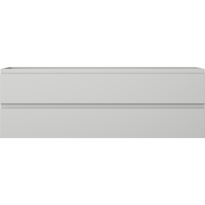 Mexen Orio fürdőszobai mosdószekrény 140 cm, 2 fiók, szürke matt - 91A10-14047-2-BFF62