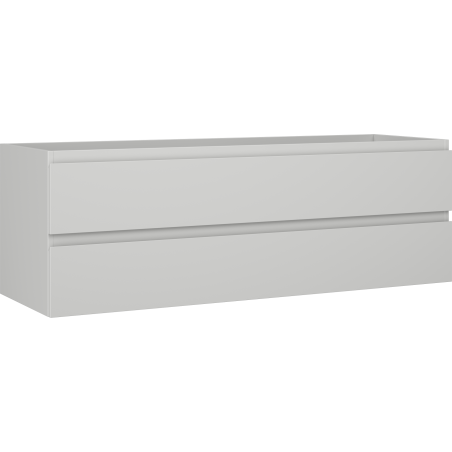 Mexen Orio fürdőszobai szekrény mosdó alá 140 cm, 2 fiók, szürke matt - 91A10-14047-2-BFF62