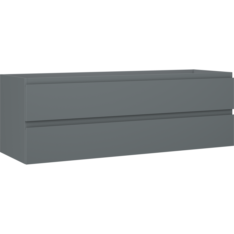 Mexen Orio dulap baie sub lavoar 140 cm, 2 sertare, grafit mat - 91A10-14047-2-BFF66
