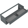 Mexen Orio dulap baie pentru lavoar 140 cm, 2 sertare, grafit mat - 91A10-14047-2-BFF66