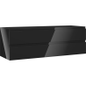 Mexen Orio dulap de baie sub lavoar 140 cm, 2 sertare, negru lucios - 91A10-14047-2-BFF70