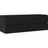 Dulap de baie pentru lavoar Mexen Orio 140 cm, 2 sertare, negru mat - 91A10-14047-2-BFF71